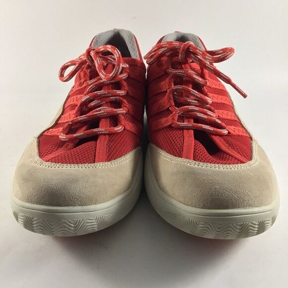 Slam made in Italy shoes lace up sneakers red size EU 41 womens 11 mens 8 - Picture 2 of 8